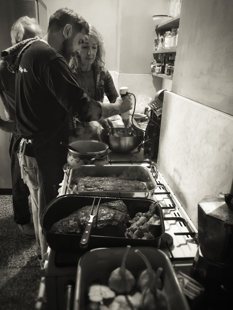 Kochen im Tai Chi Camp in Polen